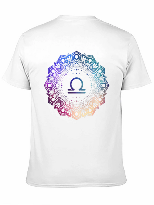 Libra Zodiac Mandala Graphic Tee