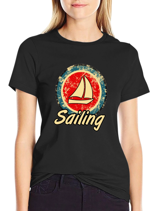 Vintage Sailing T-Shirt | Distressed Graphic Tee