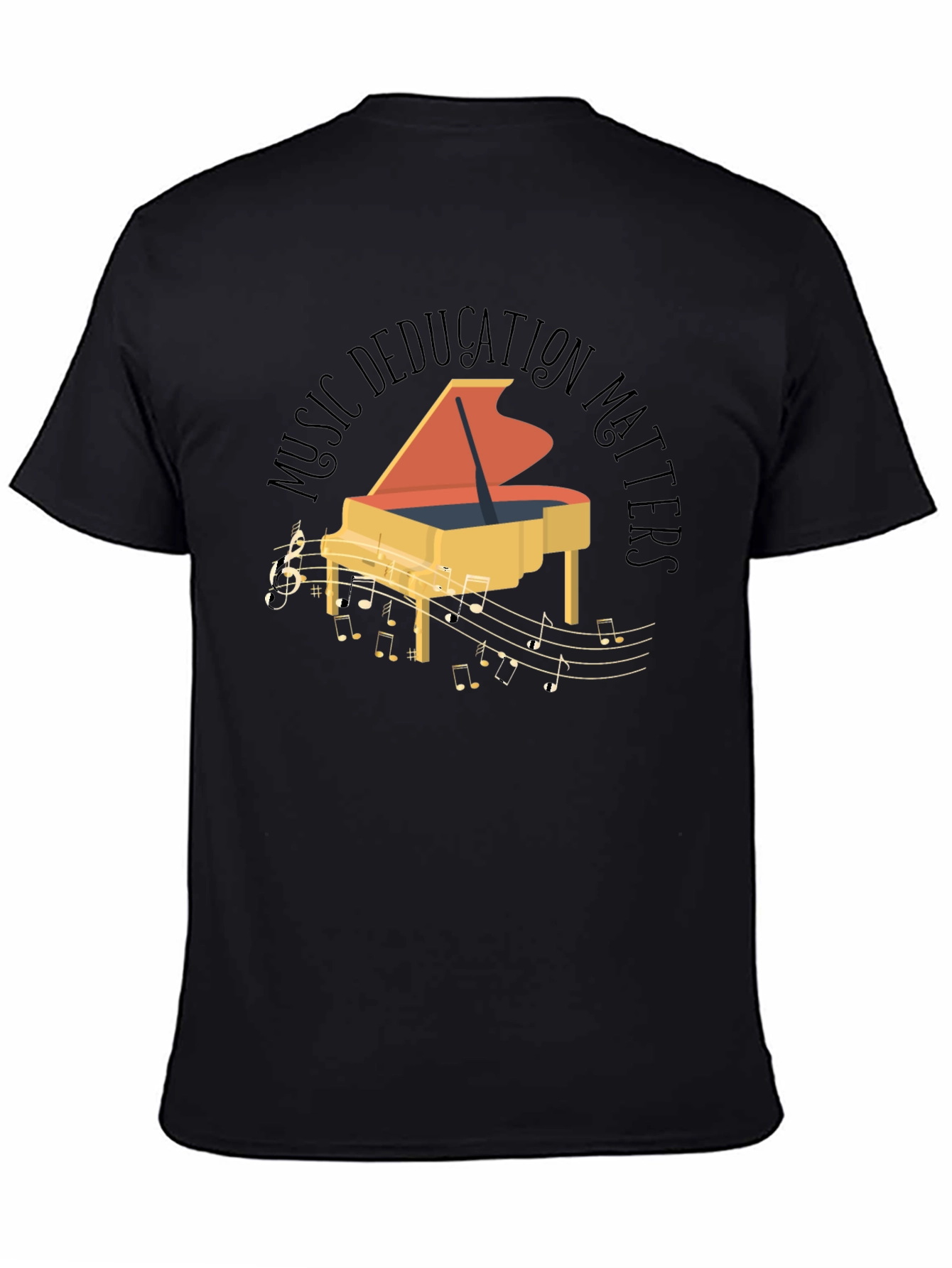 Music Education Matters Piano Graphic Tee