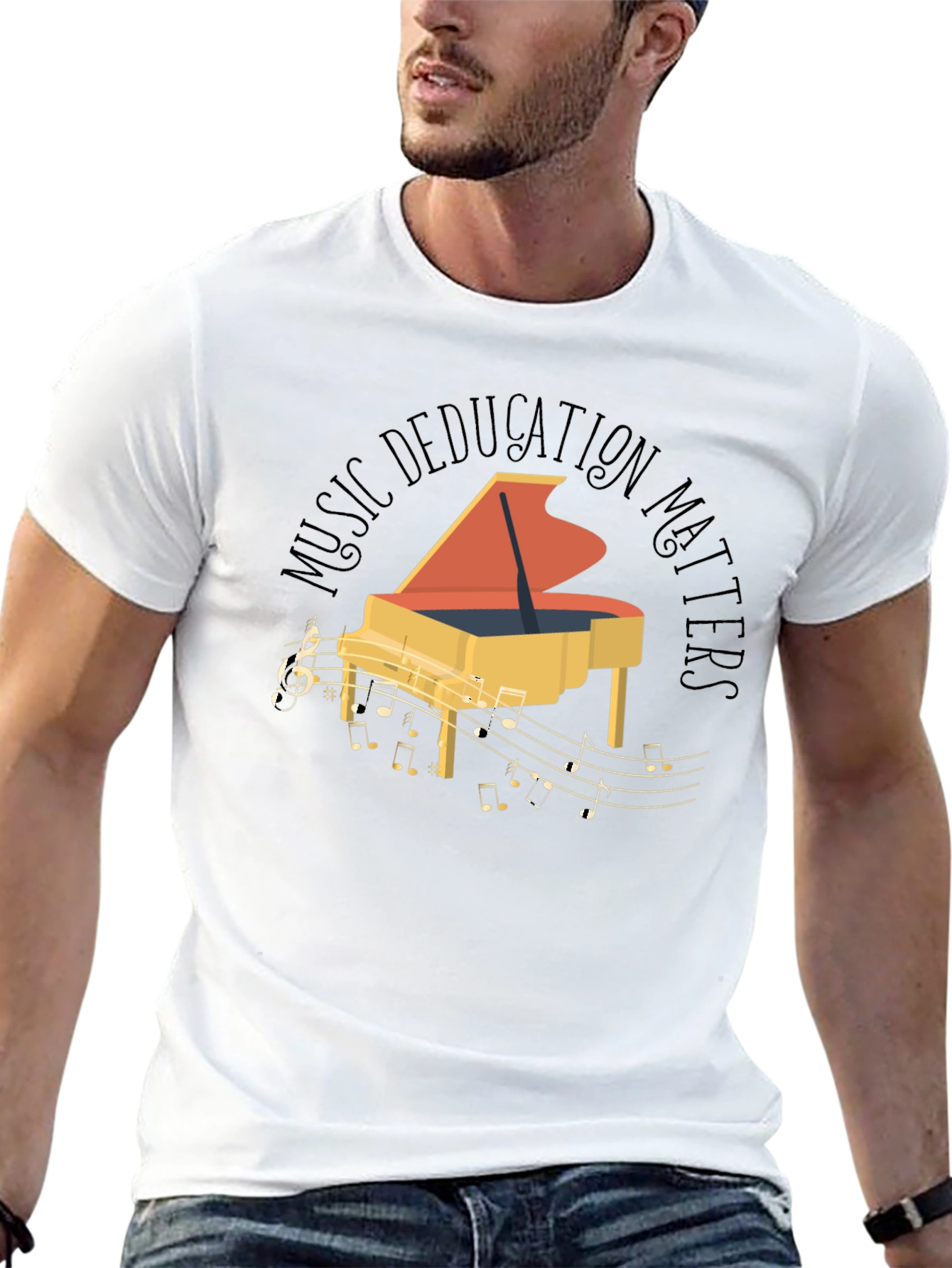 Music Education Matters Piano Graphic Tee