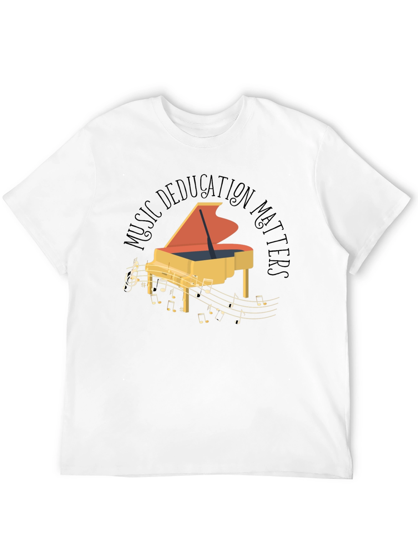 Music Education Matters Piano Graphic Tee