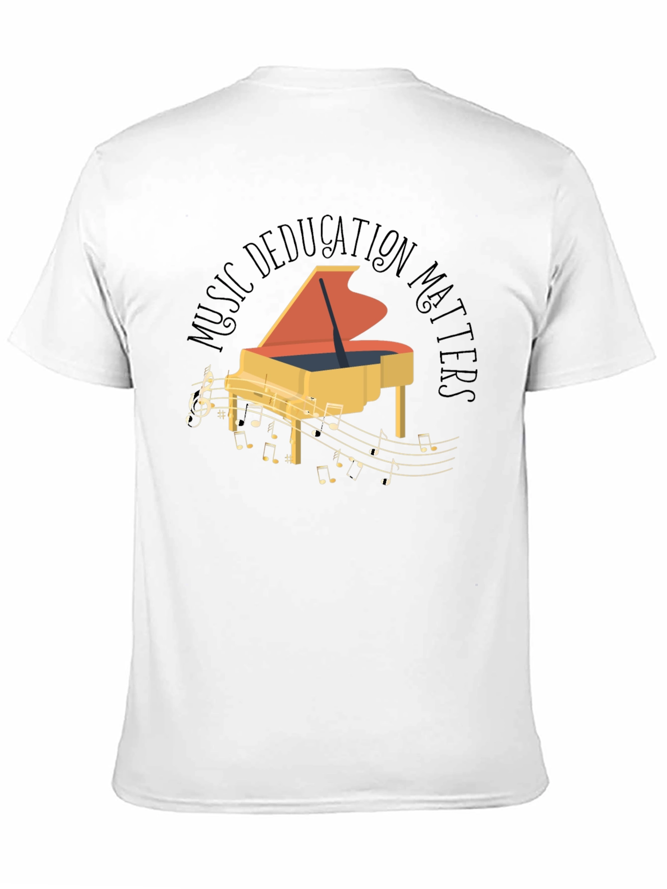 Music Education Matters Piano Graphic Tee