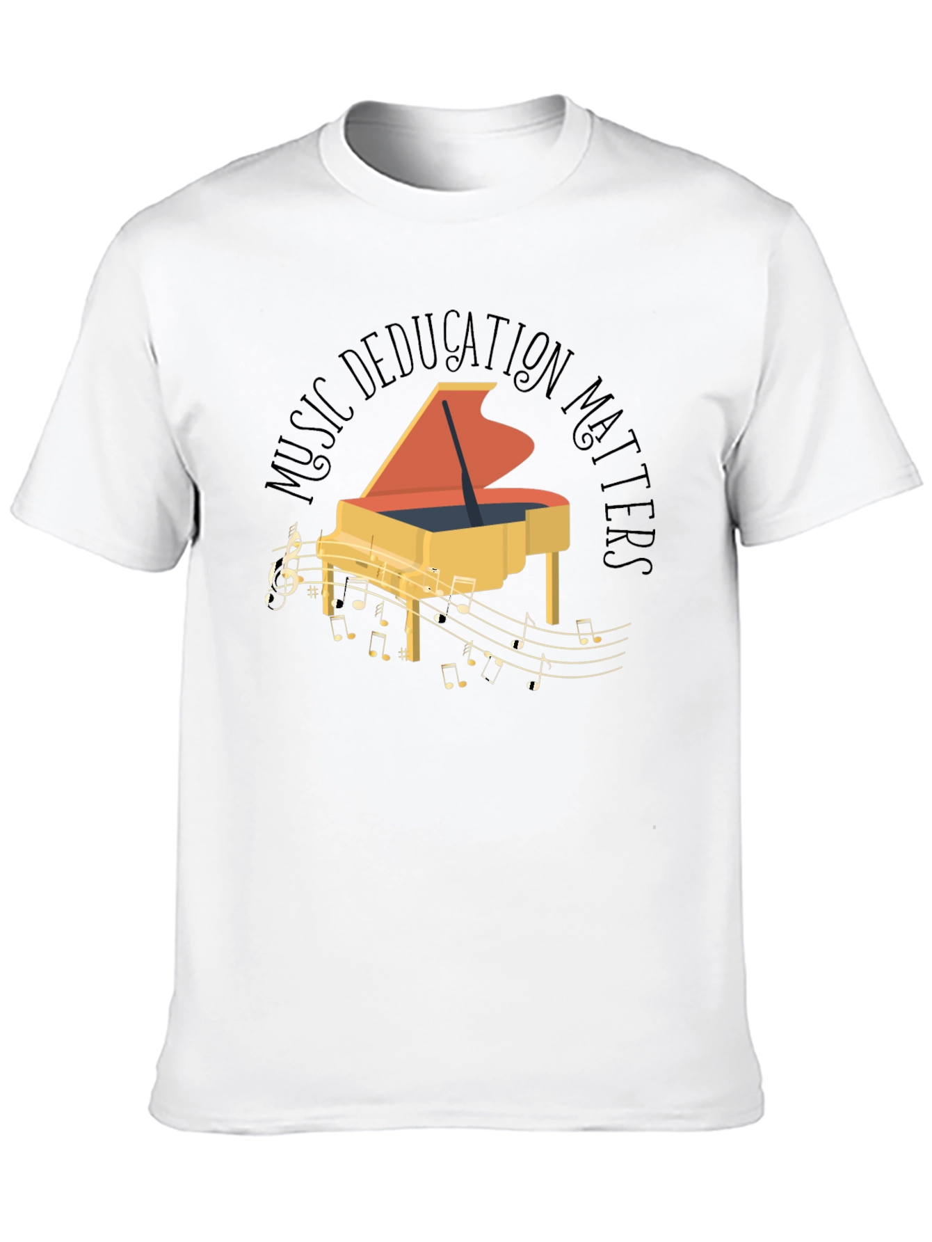 Music Education Matters Piano Graphic Tee