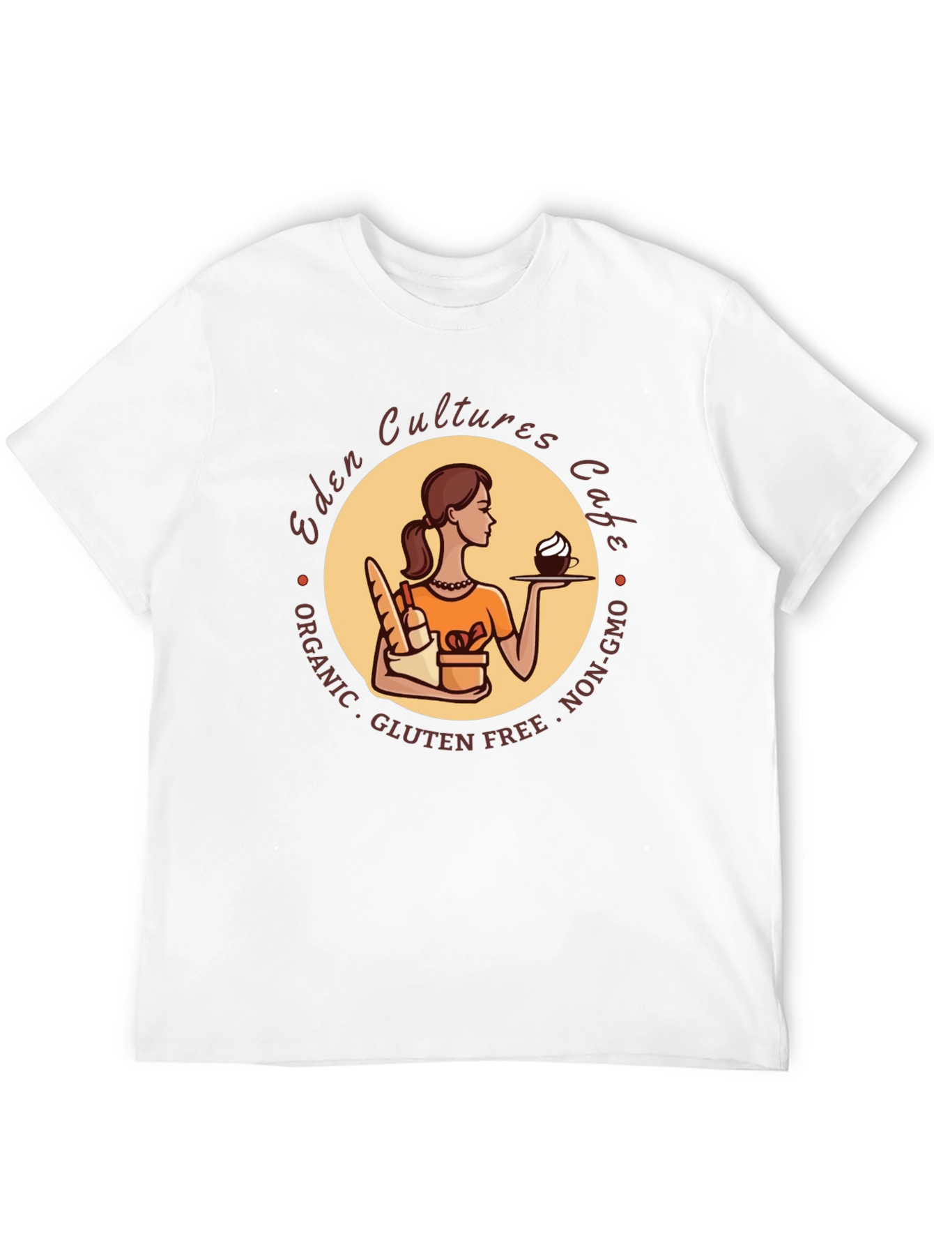 Eden Cultures Cafe Graphic T-Shirt