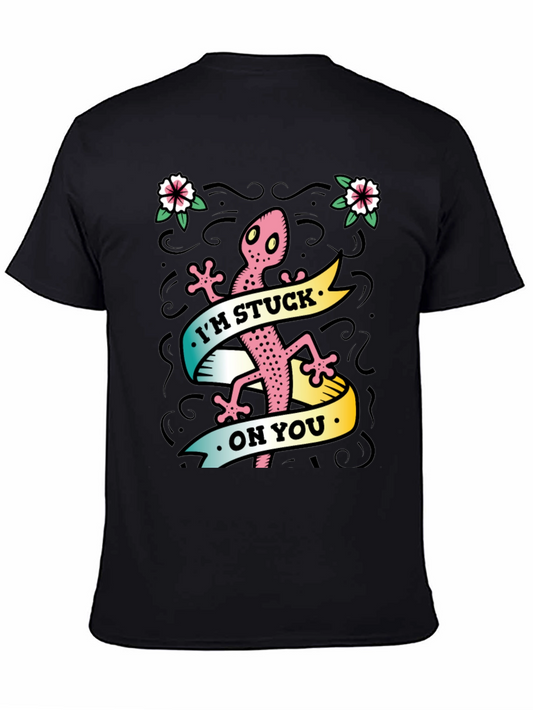 Im Stuck On You Gecko Graphic Tee