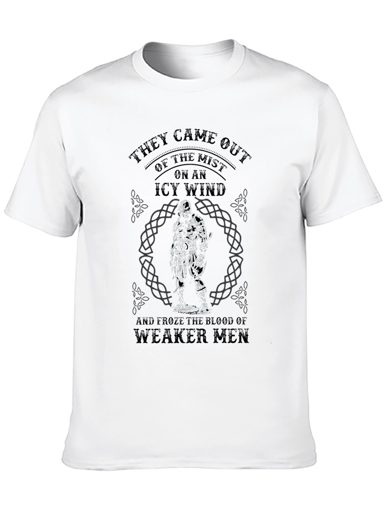 Viking Warrior T-Shirt - Icy Wind Graphic Tee