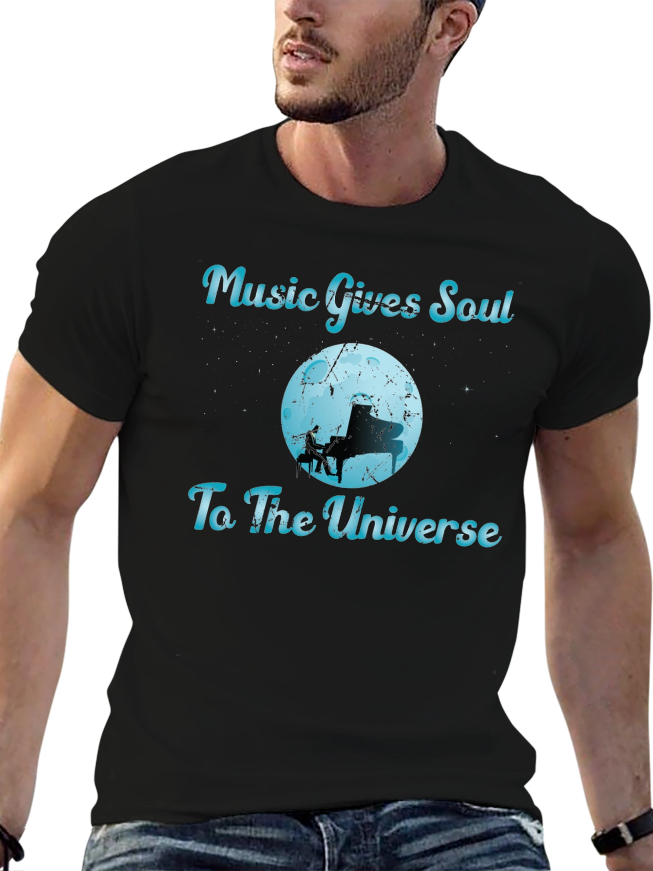 Music Gives Soul Graphic T-Shirt