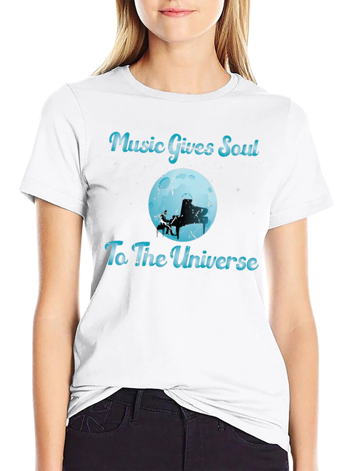 Music Gives Soul Graphic T-Shirt