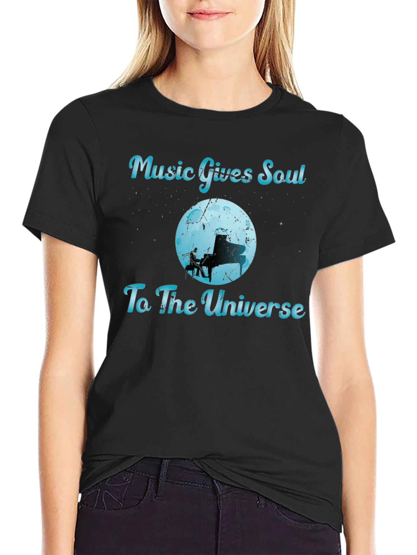 Music Gives Soul Graphic T-Shirt