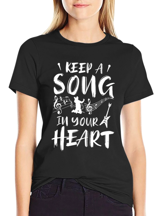 Keep A Song In Your Heart Graphic T-Shirt