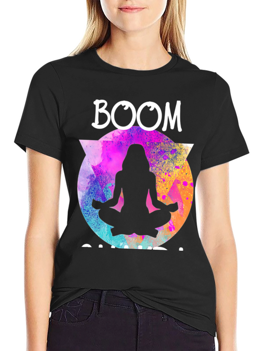 Boom Shanti Yoga T-Shirt - Meditate in Style!
