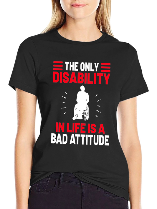 Attitude Matters T-Shirt - Disability Awareness