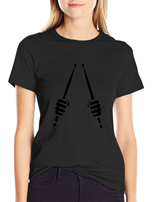 Drummer T-Shirt - Sticks Graphic Tee - Music Lover Gift