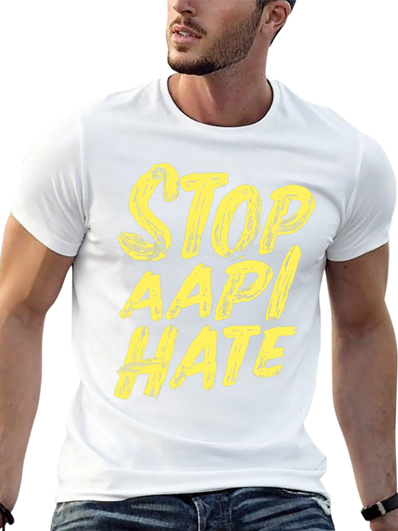 Stop AAPI Hate T-Shirt - Black
