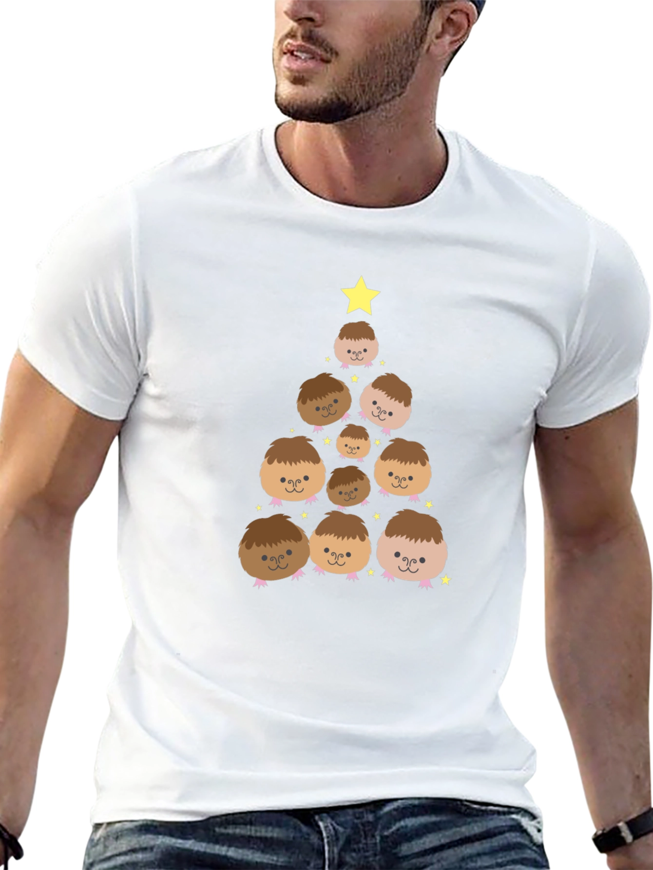 Guinea Pig Christmas Tree T-Shirt
