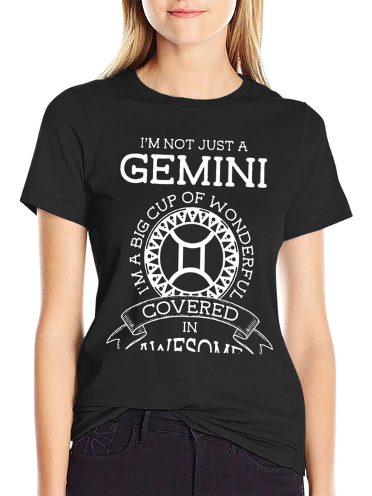 Gemini Zodiac T-Shirt - Big Cup of Wonderful Awesome