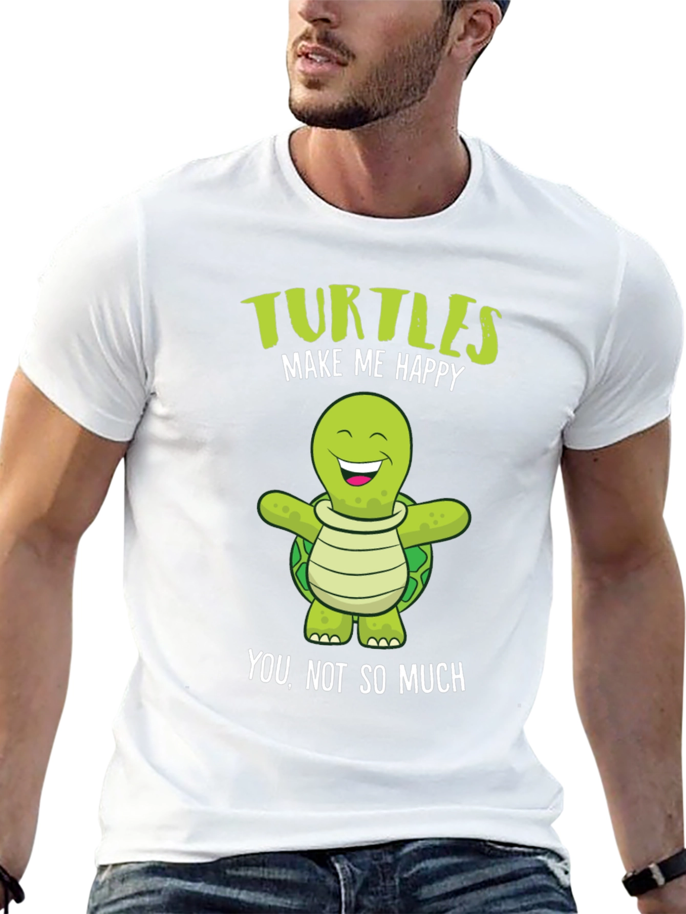 Turtles Make Me Happy Graphic Tee