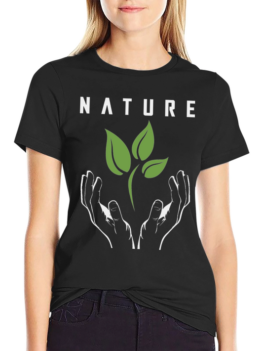 Nature Graphic T-Shirt - Plant Lover Tee