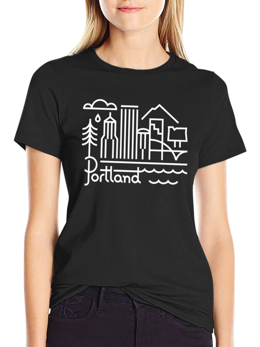 Portland Graphic Tee - Cityscape Design