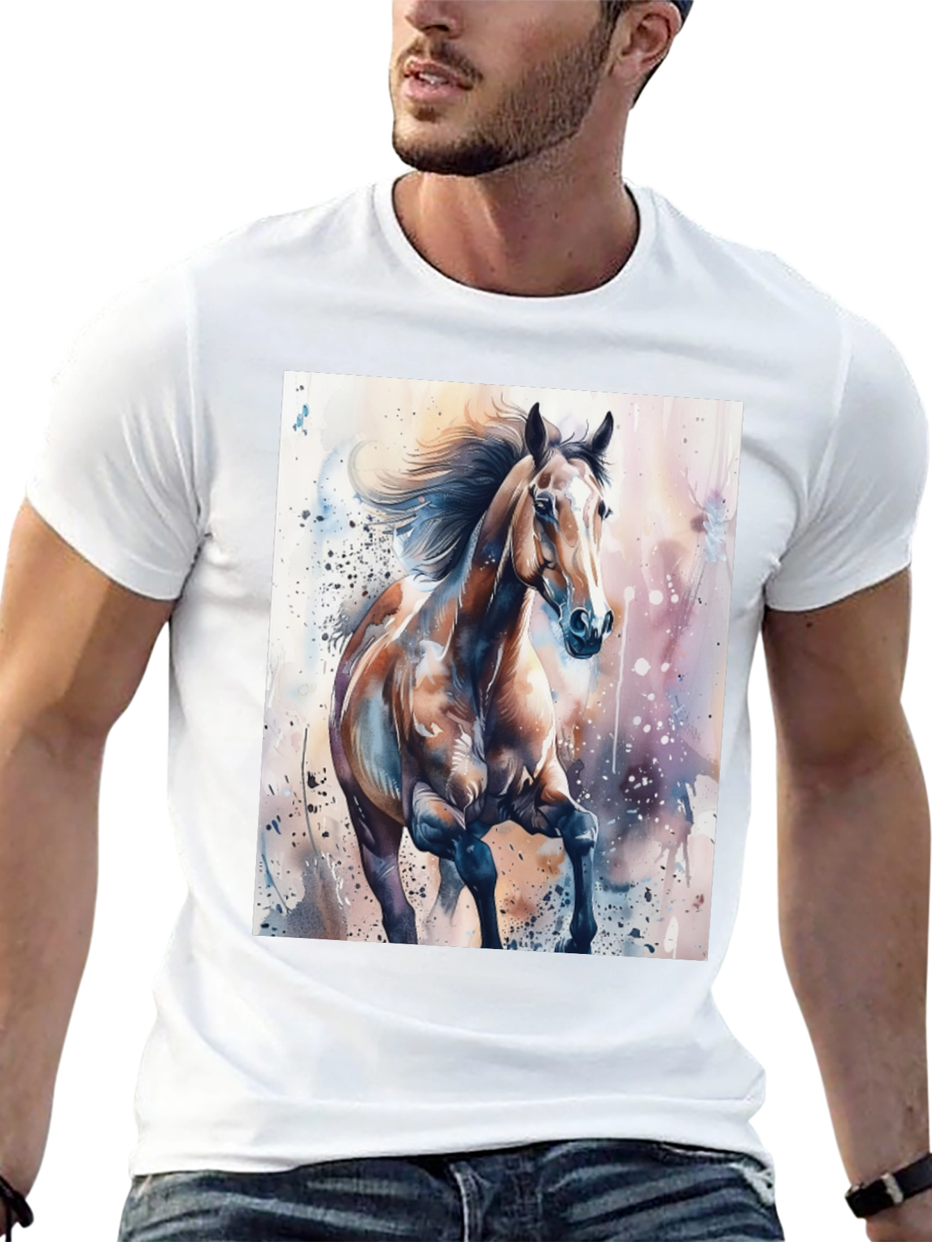 Horse Watercolor T-Shirt