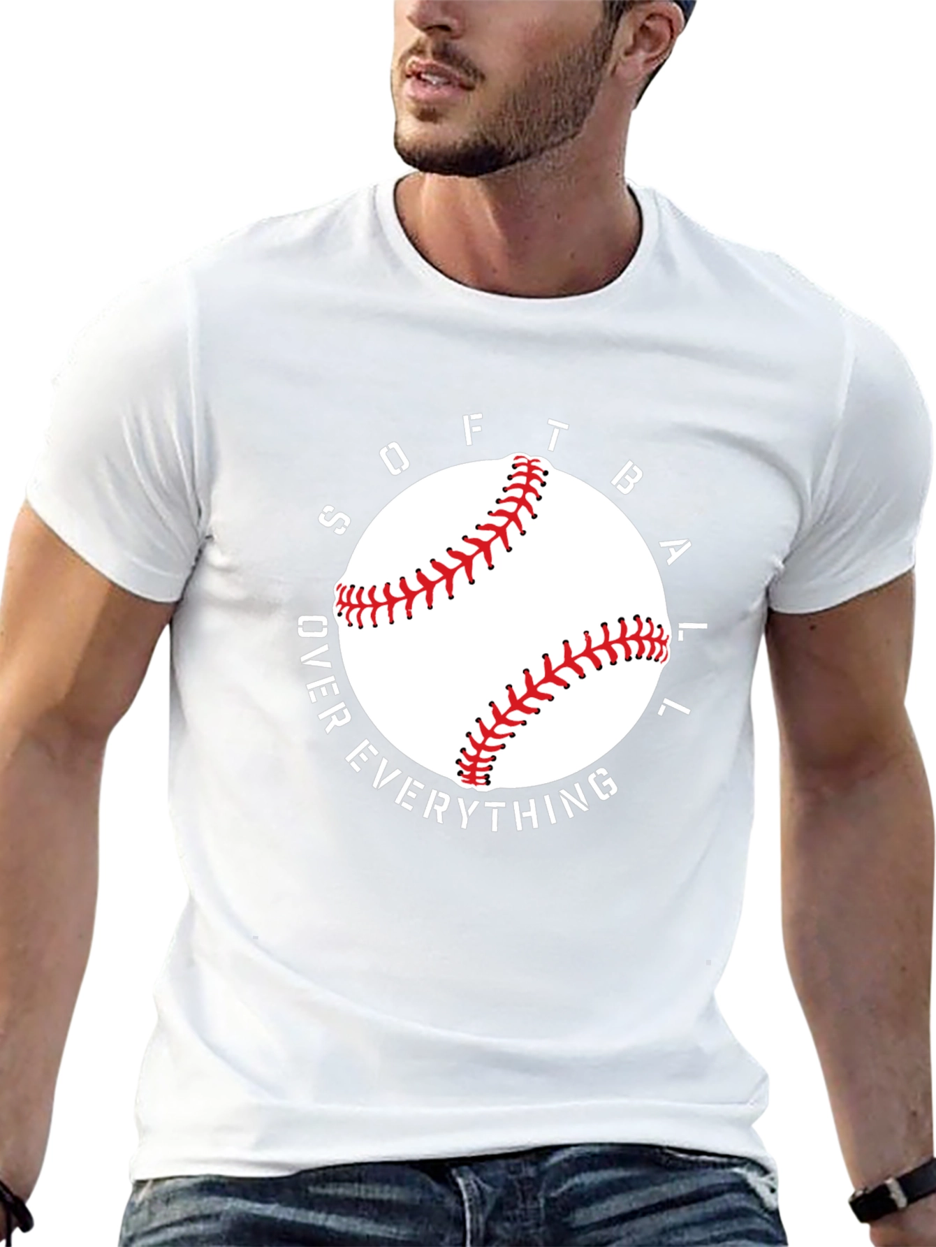 Softball Over Everything Graphic T-Shirt