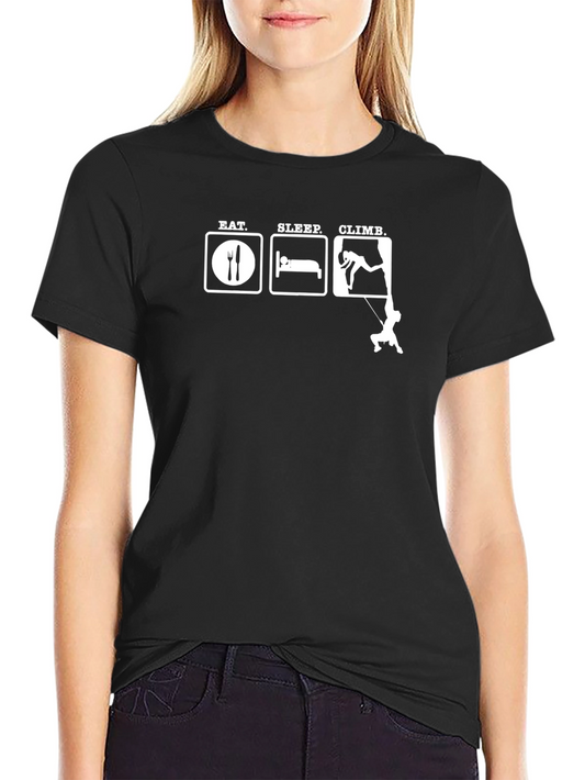 Eat Sleep Climb T-Shirt - Rock Climbing Apparel