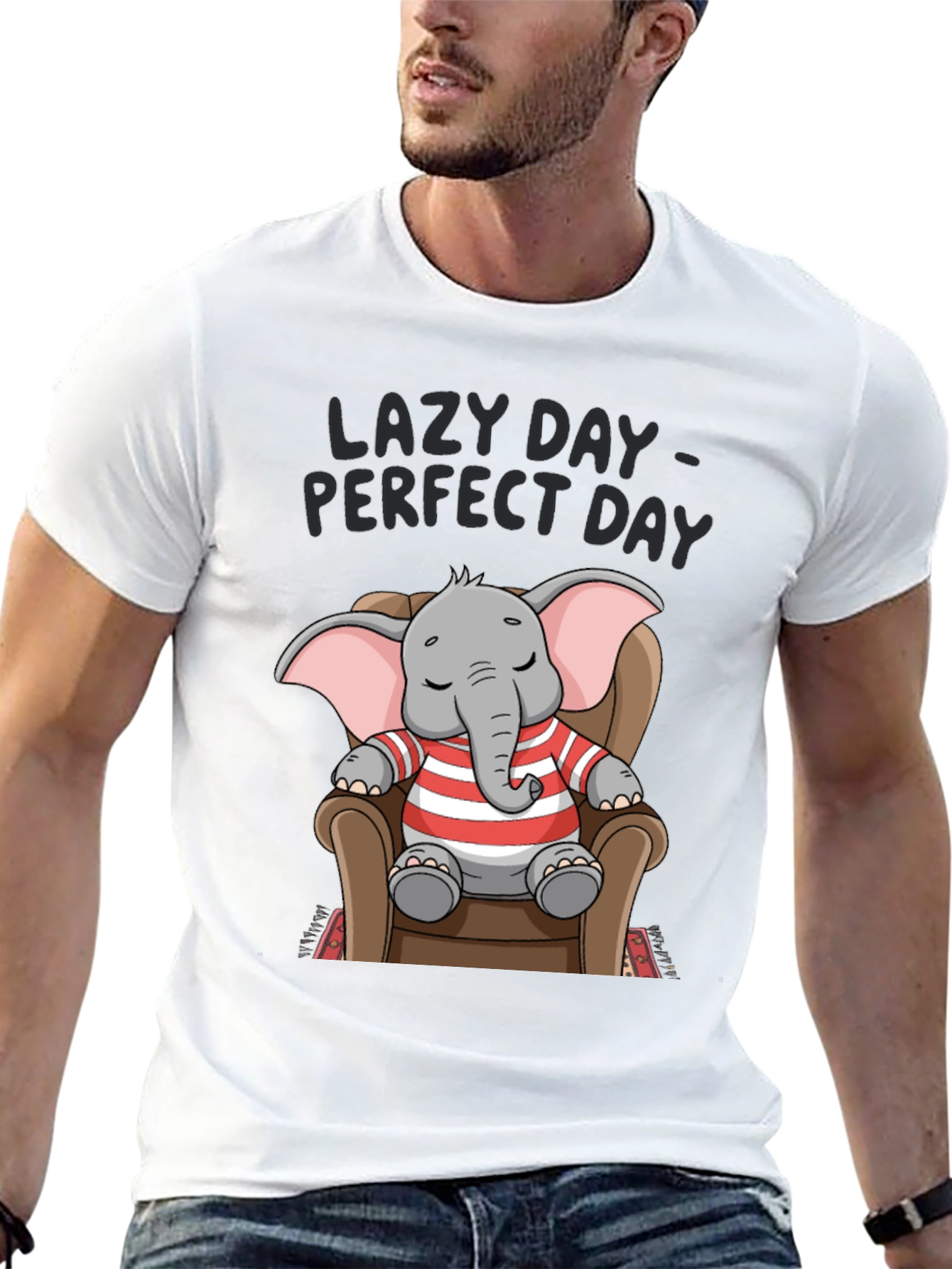Lazy Day Elephant T-Shirt