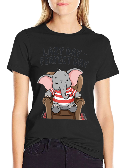 Lazy Day Elephant T-Shirt