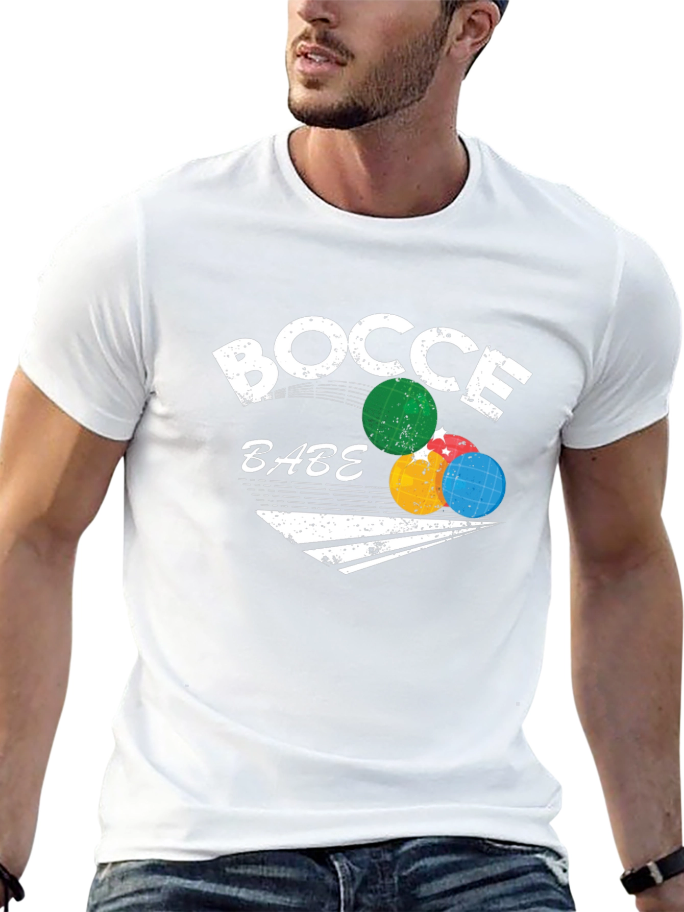 Bocce Babe Graphic T-Shirt - Black