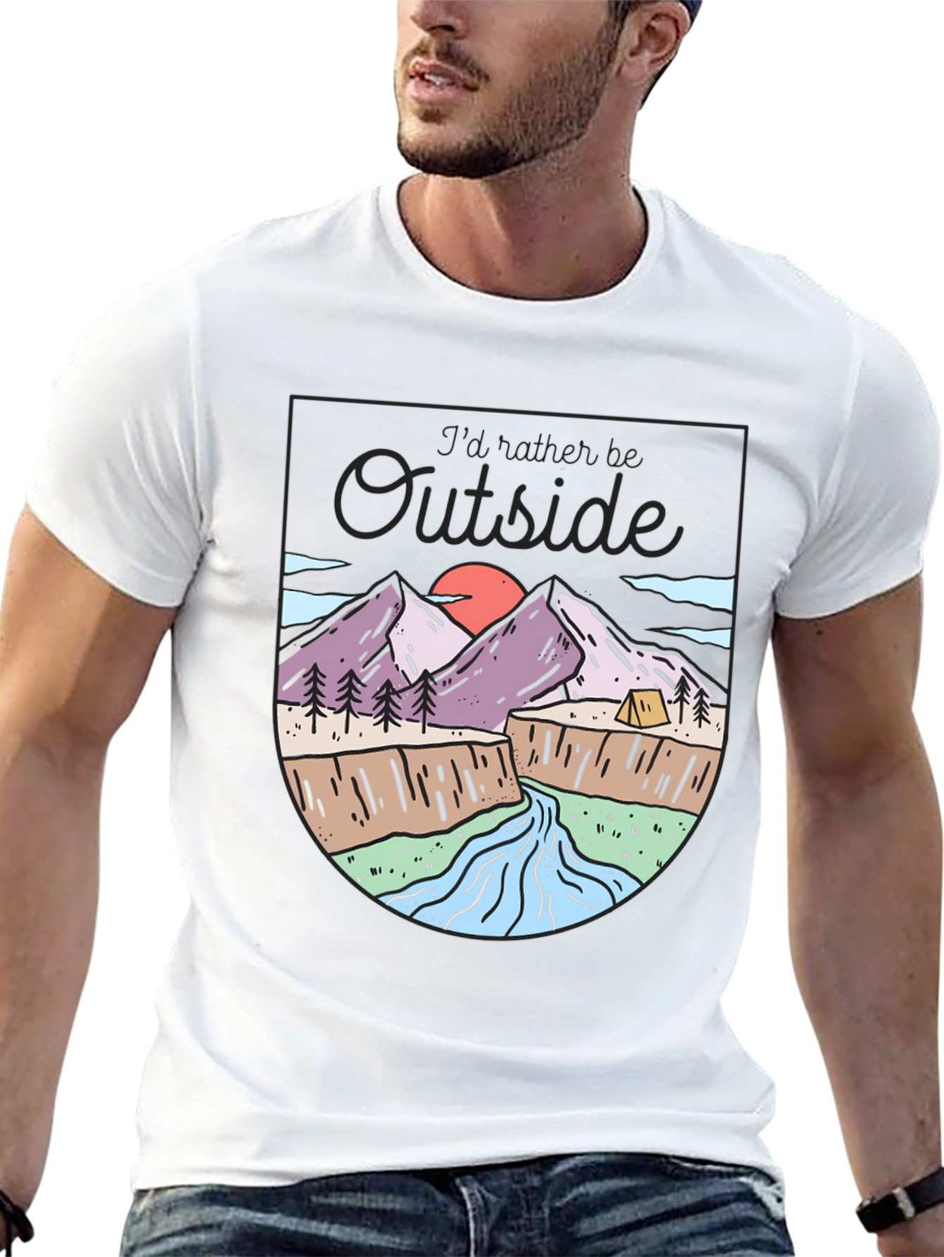 Outdoor Adventure Graphic T-Shirt