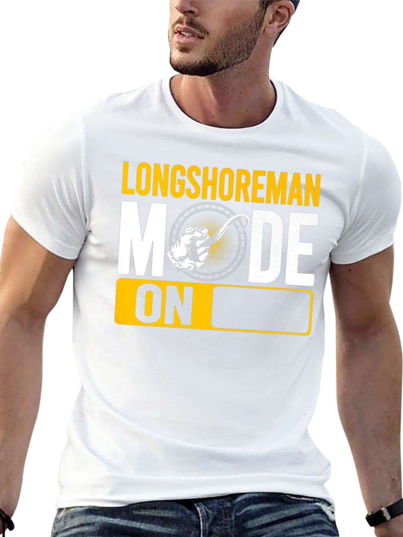 Longshoreman Mode On Graphic T-Shirt