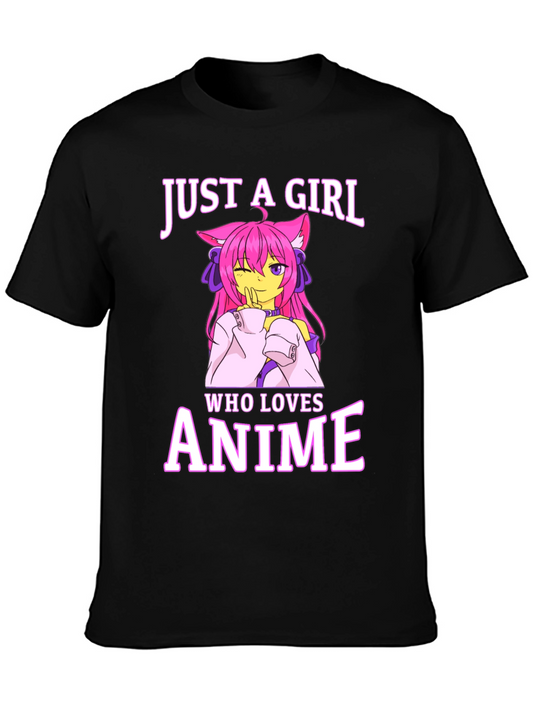 Just A Girl Who Loves Anime T-Shirt
