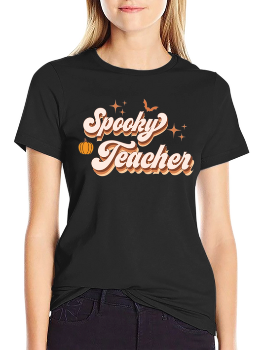 Spooky Teacher Halloween T-Shirt