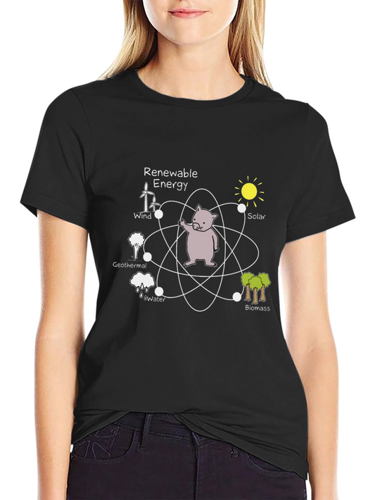 Renewable Energy Wombat Graphic Tee