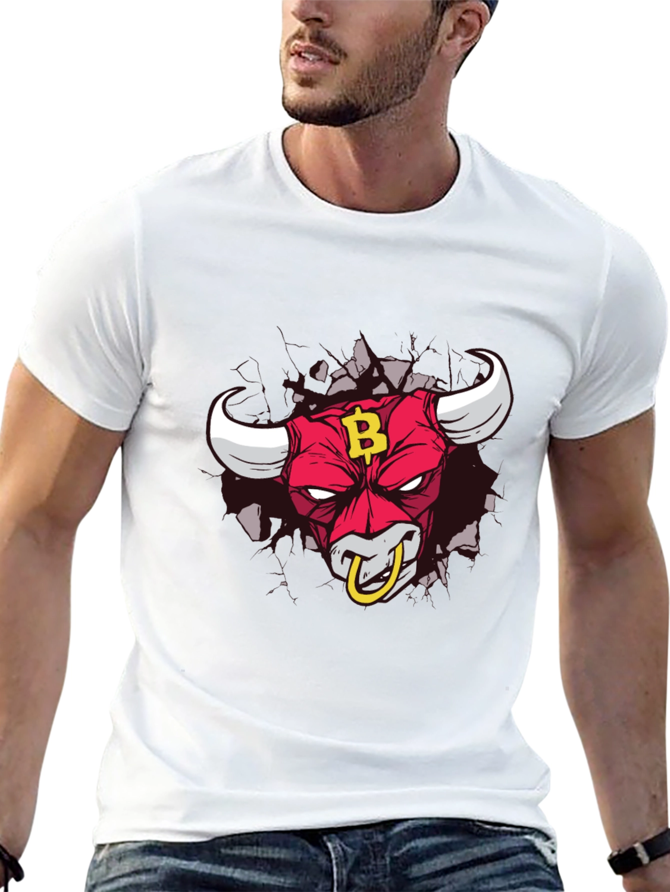 Bitcoin Bull T-Shirt - Crypto Design Tee