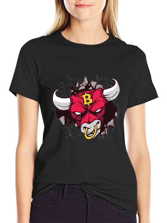 Bitcoin Bull T-Shirt - Crypto Design Tee