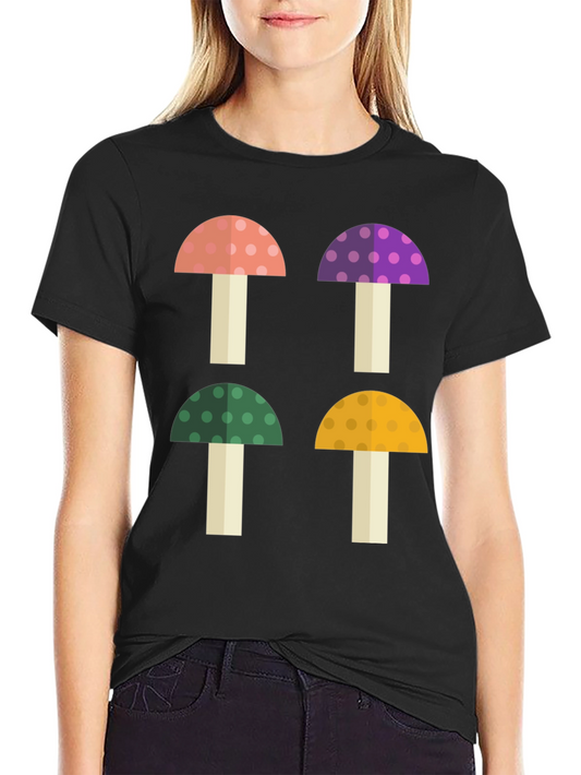 Funky Mushroom Graphic Tee