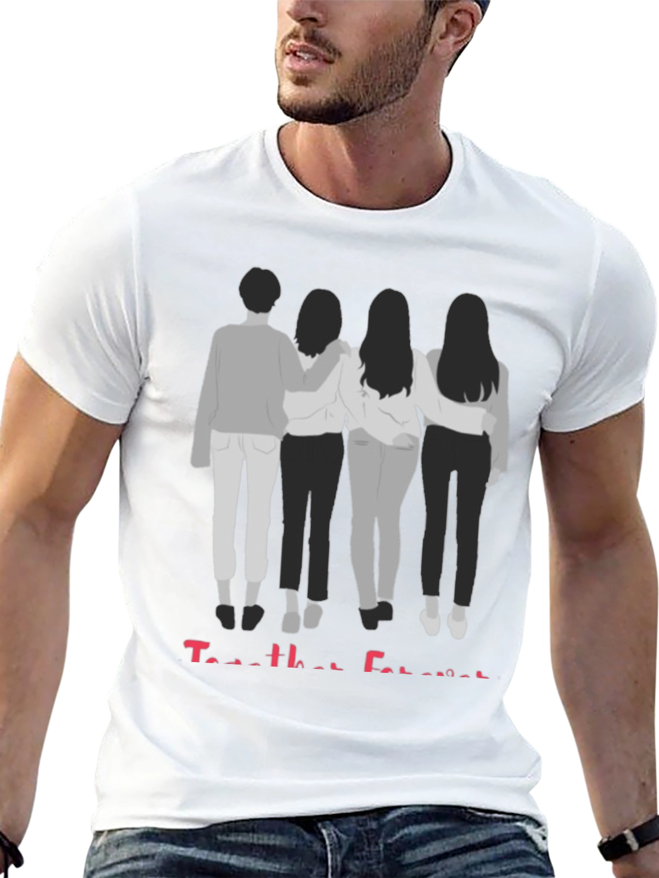 Together Forever Best Friends Graphic Tee