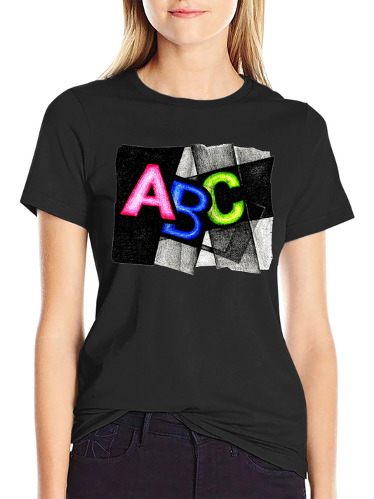 ABC Graphic Tee - Funky Alphabet Shirt