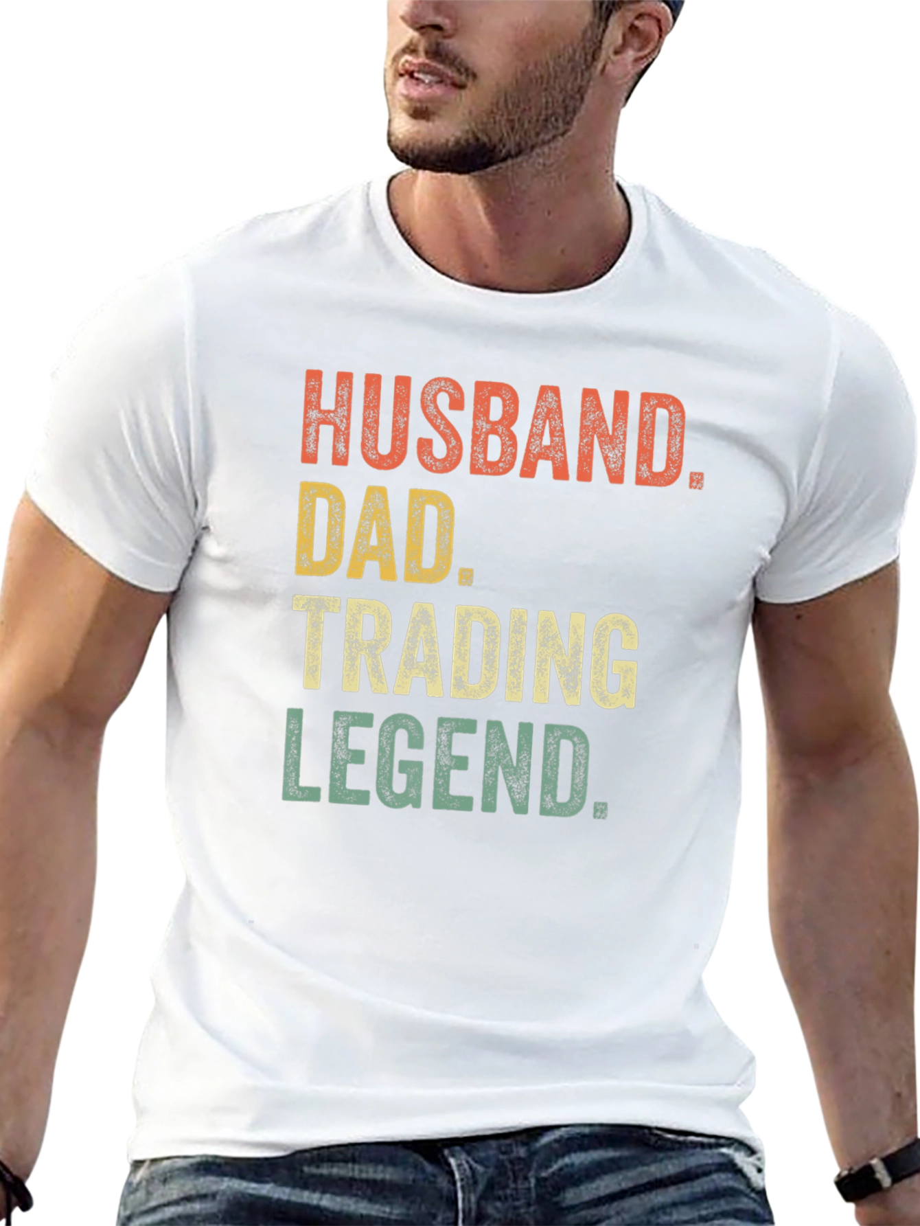 Husband Dad Trading Legend T-Shirt