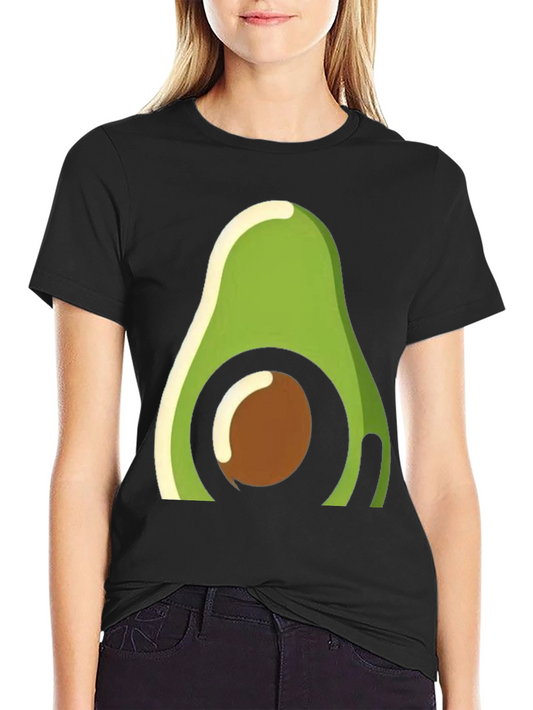 Avocado Graphic Tee - Trendy Fruit Lovers Shirt