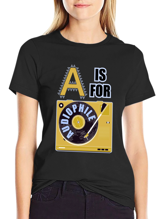 Audiophile Turntable Graphic T-Shirt