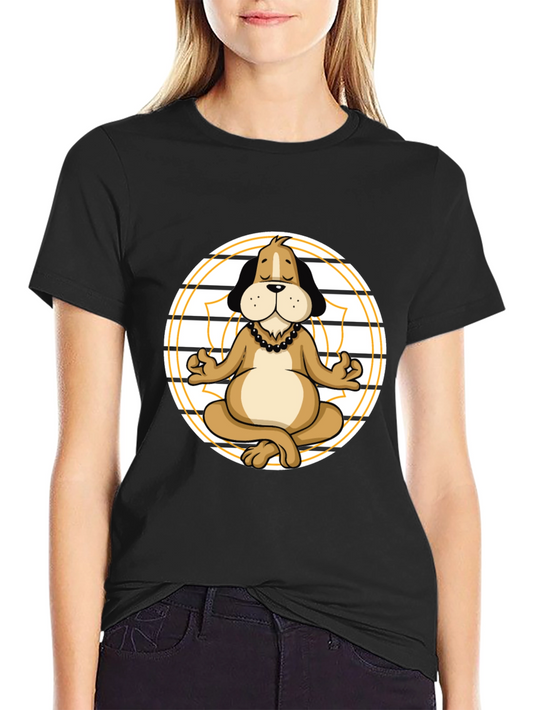 Yoga Dog Graphic T-Shirt - Relaxed Fit