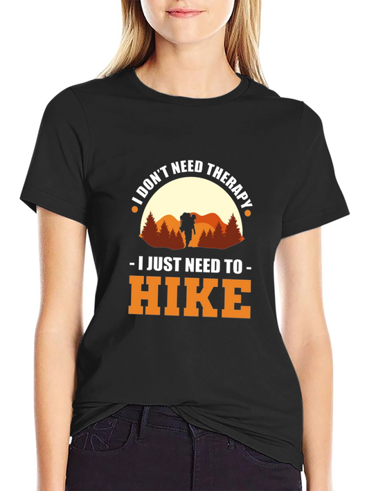 Hiking Therapy T-Shirt - Outdoor Adventure Tee