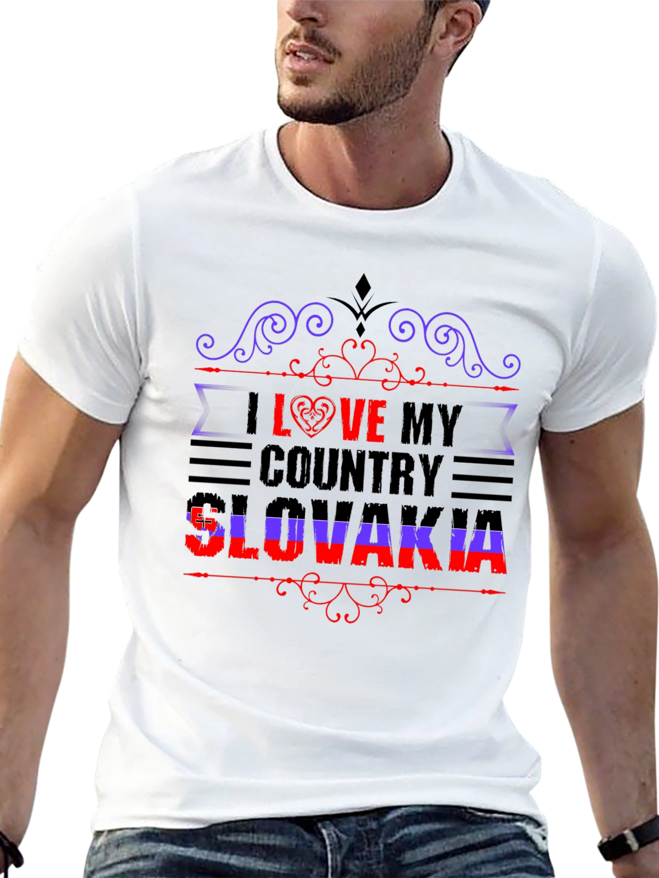 I Love My Country Slovakia T-Shirt