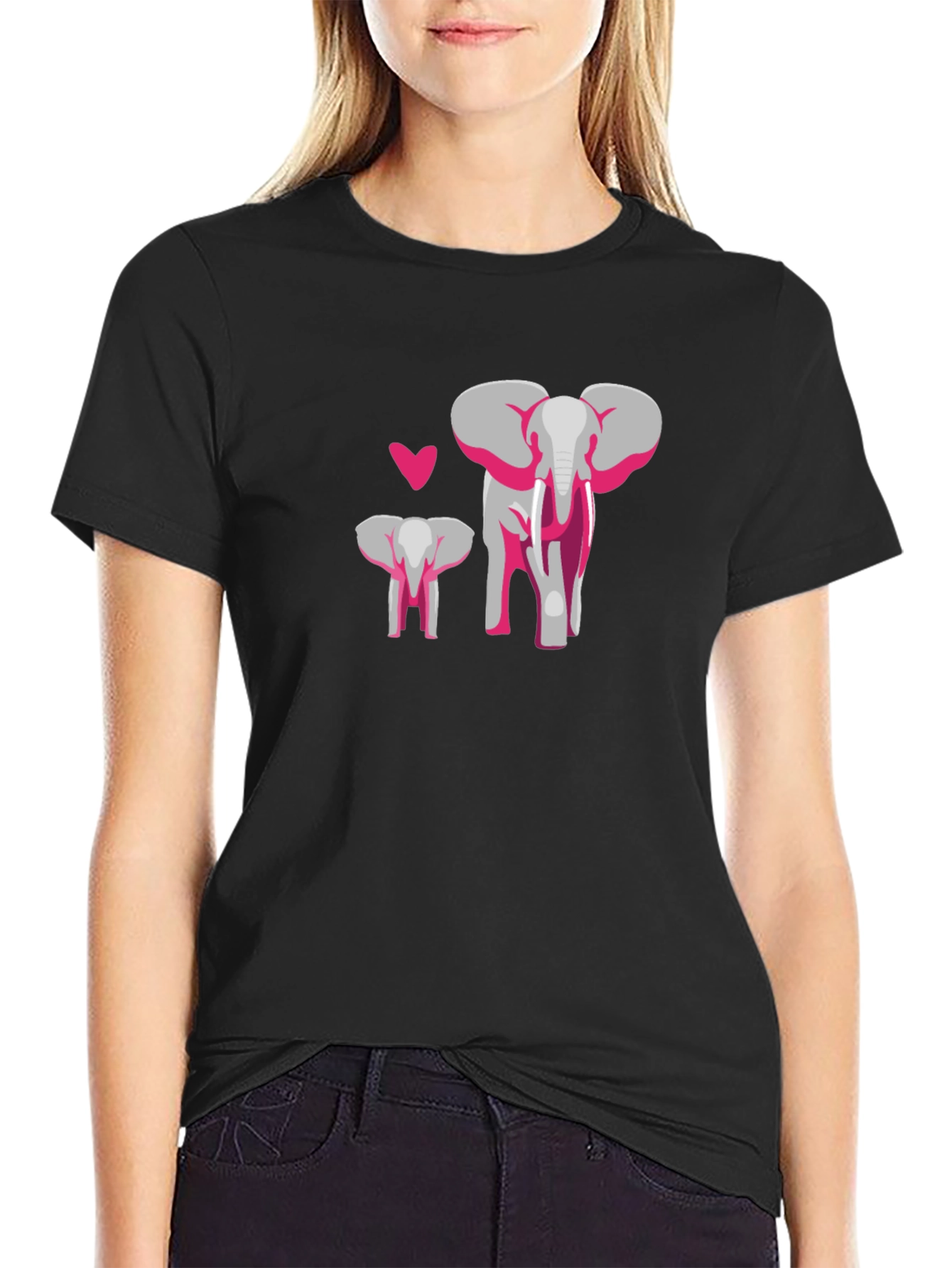 Elephant Love Graphic T-Shirt
