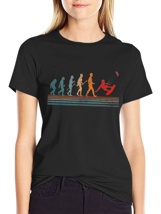 Evolution of Kitesurfing Graphic Tee