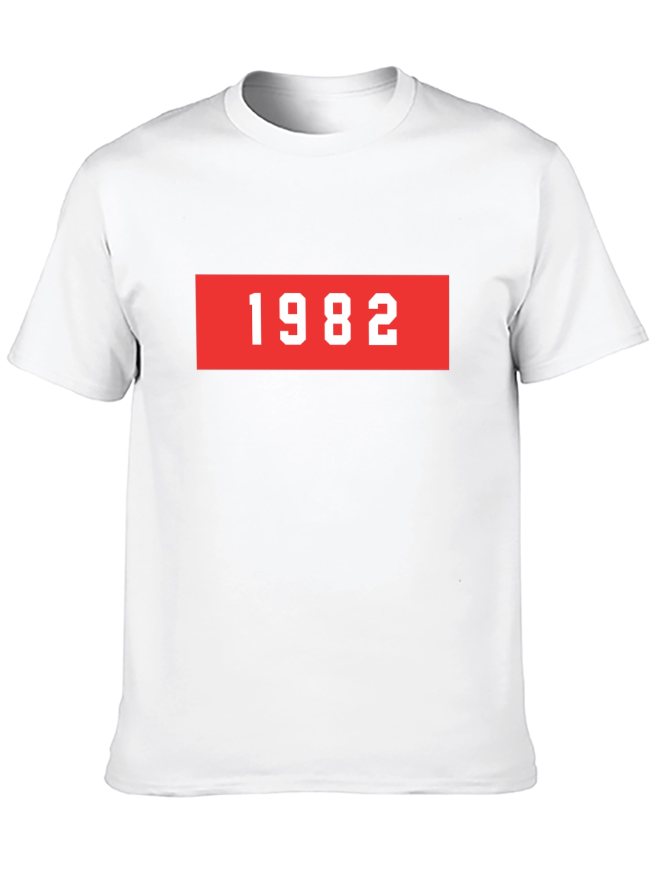 1982 Graphic Tee - Retro Style Black T-Shirt