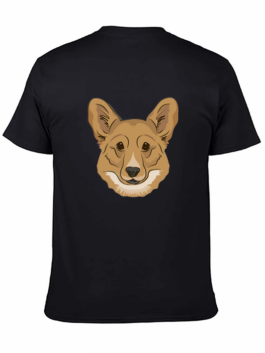 Corgi Dog Head Graphic Tee