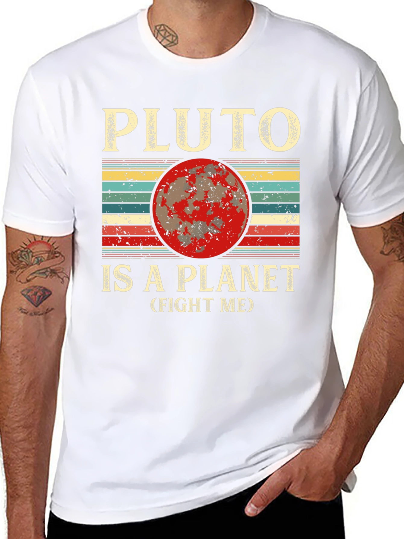 Pluto Is A Planet (Fight Me) Graphic Tee